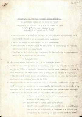 Resolução da segunda reunião extraordinária do Conselho Superior da Luta do PAIGC, realizada em Bissau, de 3 a 6 de março de 1978