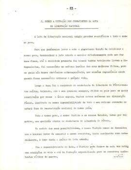 Relatório do CEL apresentado ao CSL, de 27 a 31 de agosto de 1976: Sobre a situação dos combatentes da Luta de Libertação Nacional