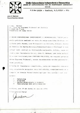 Carta da UCID ao Juízo do Supremo Tribunal de Justiça