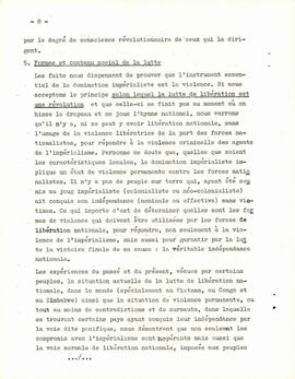 Discours  prononcé par Amílcar Cabral  sur les fondements et objetifs de la libération national