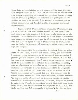 Rapport bref sur la lutte en 1971, par Amílcar Cabral, Secrétaire Général du PAIGC