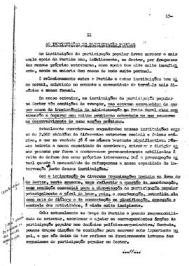 Relatório anual do Setor Rural da Praia