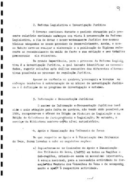 Relatório de atividades do Governo, apresentado por Sua Excelência o Primeiro-Ministro Pedro Pires, ao Plenário da 3ª Sessão Legislativa Ordinária da III Legislatura da Assembleia Nacional Popular.