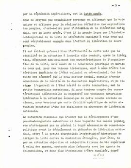 Discours  prononcé par Amílcar Cabral  sur les fondements et objetifs de la libération national