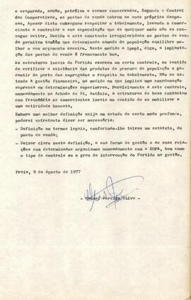 Informação do Comité do Sector Urbano da Praia
