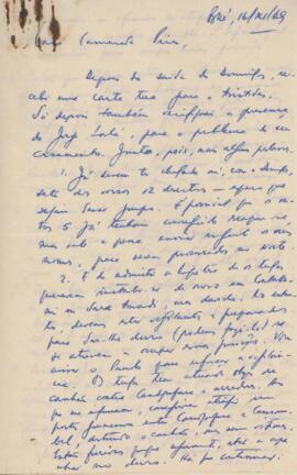 Carta de Amílcar Cabral ao Camarada Pedro Pires