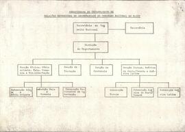 Organigrama do Departamento de Relações Exteriores do Secretariado do Conselho Nacional do PAICV