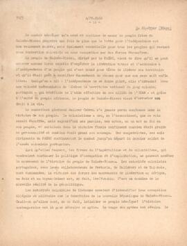 Vingt-huitième session Assemblée général: Compte rendu stenographique provisoire de la deux mille cent soixante deuxième séance plenière, tenu au siège, à New York, le jeudi 1er novembre 1973, à 15 heures.