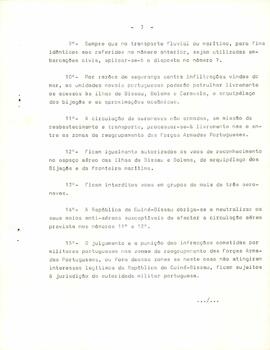 Anexo ao protocolo de acordo entre o Governo Português e o Partido Africano da Independência da Guiné e de Cabo Verde