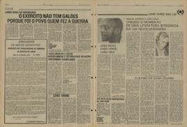 Samora Machel aos moçambicanos: O exército não tem galões porque foi o povo quem fez a guerra. Publicado no Diário de Lisboa (5 de julho de 1975), página 10.