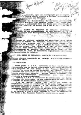 Relatório da Comissão Especial de Inquérito