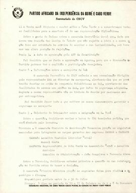 Ata da reunião do Comité Permanente do CNCV do PAIGV realizada no dia 2 de maio de 1980