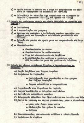 Relatório da Iª Reunião do Comité Nacional das Regiões Libertadas do Sul
