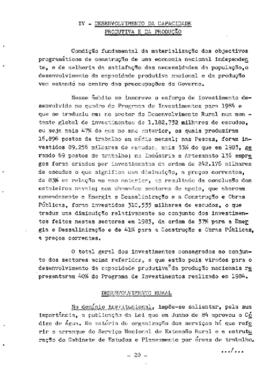 Relatório de Atividades do Governo, apresentado pelo camarada Primeiro Ministro Pedro Pires, na 9ª sessão Legislativa da II Legislatura da Assembleia Nacional Popular,  II Parte