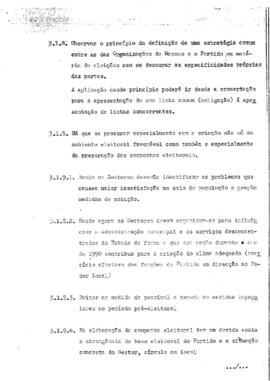 Relatório da Comissão Nacional para as questões eleitorais