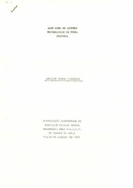 Simpósio Amílcar Cabral:  Amílcar Cabral agrónomo, por Ario Lobo Azevedo,  Universidade de Évora Portugal