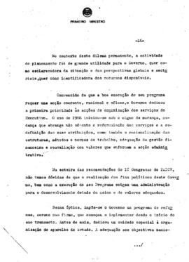 Relatório de atividade do Governo, apresentado pelo Primeiro-Ministro Pedro Pires ao Plenário da 3ª sessão Legislativa ordinária da III Legislatura da Assembleia Nacional Popular  ,Parte I