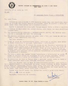 Carta nº 681, de Amílcar Cabral ao Camarada Pedro Pires