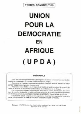 Union pour la Democratie en Afrique (UPDA)