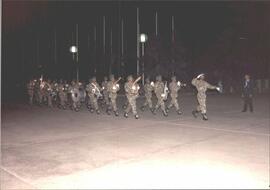 Parada militar realizada no pátio do Palácio da Assembleia Nacional