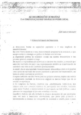 Relatório da Comissão Nacional para as questões eleitorais
