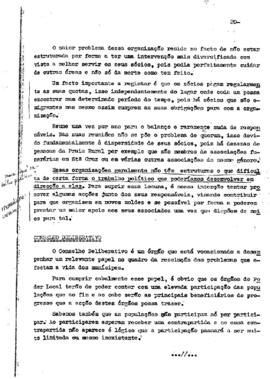 Relatório anual do Setor Rural da Praia