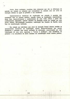 Sondagem realizada em novembro de 1988, por ocasião do III Congresso do PAICV, por Guy Massart