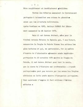 Déclaration du Secrétaire Général du Parti Démocratique de Guinée, le camarade Ahmed Sekou Touré