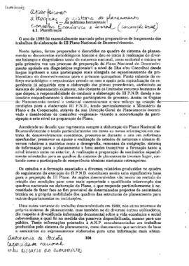 Relatório do Governo apresentado pelo Primeiro-Ministro Pedro Pires na 9ª sessão Legislativa Ordinária da III Legislatura da Assembleia Nacional Popular