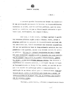 Relatório de atividade do Governo, apresentado pelo Primeiro-Ministro Pedro Pires ao Plenário da 3ª sessão Legislativa ordinária da III Legislatura da Assembleia Nacional Popular , Parte I