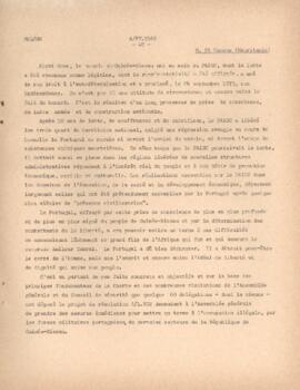 Vingt-huitième session Assemblée général: Compte rendu stenographique provisoire de la deux mille cent soixante deuxième séance plenière, tenu au siège, à New York, le jeudi 1er novembre 1973, à 15 heures.