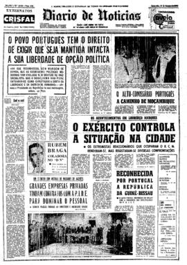 O povo português tem o direito de exigir que seja mantida intacta a sua liberdade de ação política, Diário de Notícias, Ano 100, nº 38 959 (11-09-1974)