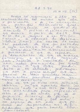 Carta manuscrita