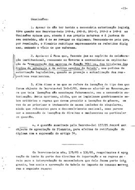 Relatório da reunião conjunta das Comissões Especializadas Permanentes
