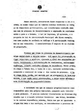 Relatório de atividade do Governo, apresentado pelo Primeiro-Ministro Pedro Pires ao Plenário da 3ª sessão Legislativa ordinária da III Legislatura da Assembleia Nacional Popular, Parte I