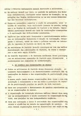 Memorando do Secretariado do Conselho Nacional do PAIGC