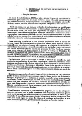 Relatório de Atividades do Governo, apresentado pelo Primeiro-Ministro Pedro Pires, na 9ª sessão Legislativa Ordinária da III Legislatura da Assembleia Nacional Popular, II Parte