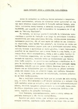 Simpósio sobre a cultura e a literatura cabo-verdiana: Breve reflexão sobre a literatura cabo-verdiana, por João Rodrigues