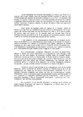 Rapport final du Ministère du Plan et de la Coopération sur la migration et transferts des cap-verdiens émigrés