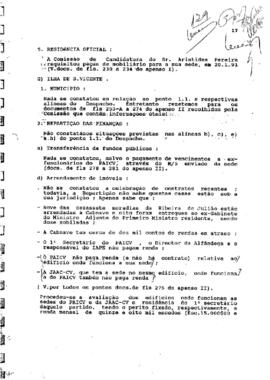 Relatório da Comissão Especial de Inquérito