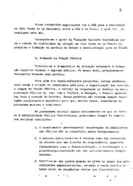 Relatório de atividades do Governo, apresentado por Sua Excelência o Primeiro-Ministro Pedro Pires, ao Plenário da 3ª Sessão Legislativa Ordinária da III Legislatura da Assembleia Nacional Popular.
