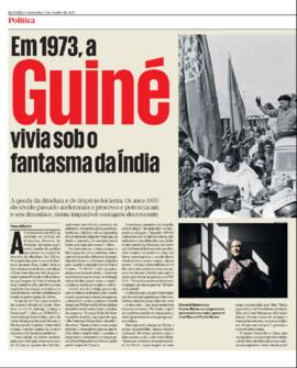 Em 1973, a Guiné vivia sob o fantasma da Índia, por Nuno Ribeiro. Publicado no semanário “Público"(6.11.2023) pág. 12