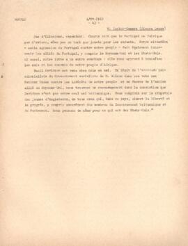 Vingt-huitième session Assemblée général: Compte rendu stenographique provisoire de la deux mille cent soixante deuxième séance plenière, tenu au siège, à New York, le jeudi 1er novembre 1973, à 15 heures.