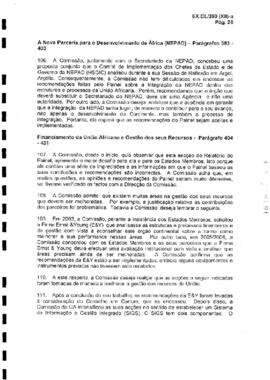 Relatórios sobre a implementação da Declaração de Acra da 12ª sessão ordinária da União Africana