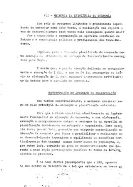 Relatório de Atividades do Governo, apresentado pelo camarada Primeiro Ministro Pedro Pires, na  9 sessão Legislativa da II Legislatura da Assembleia Nacional Popular,  II Parte